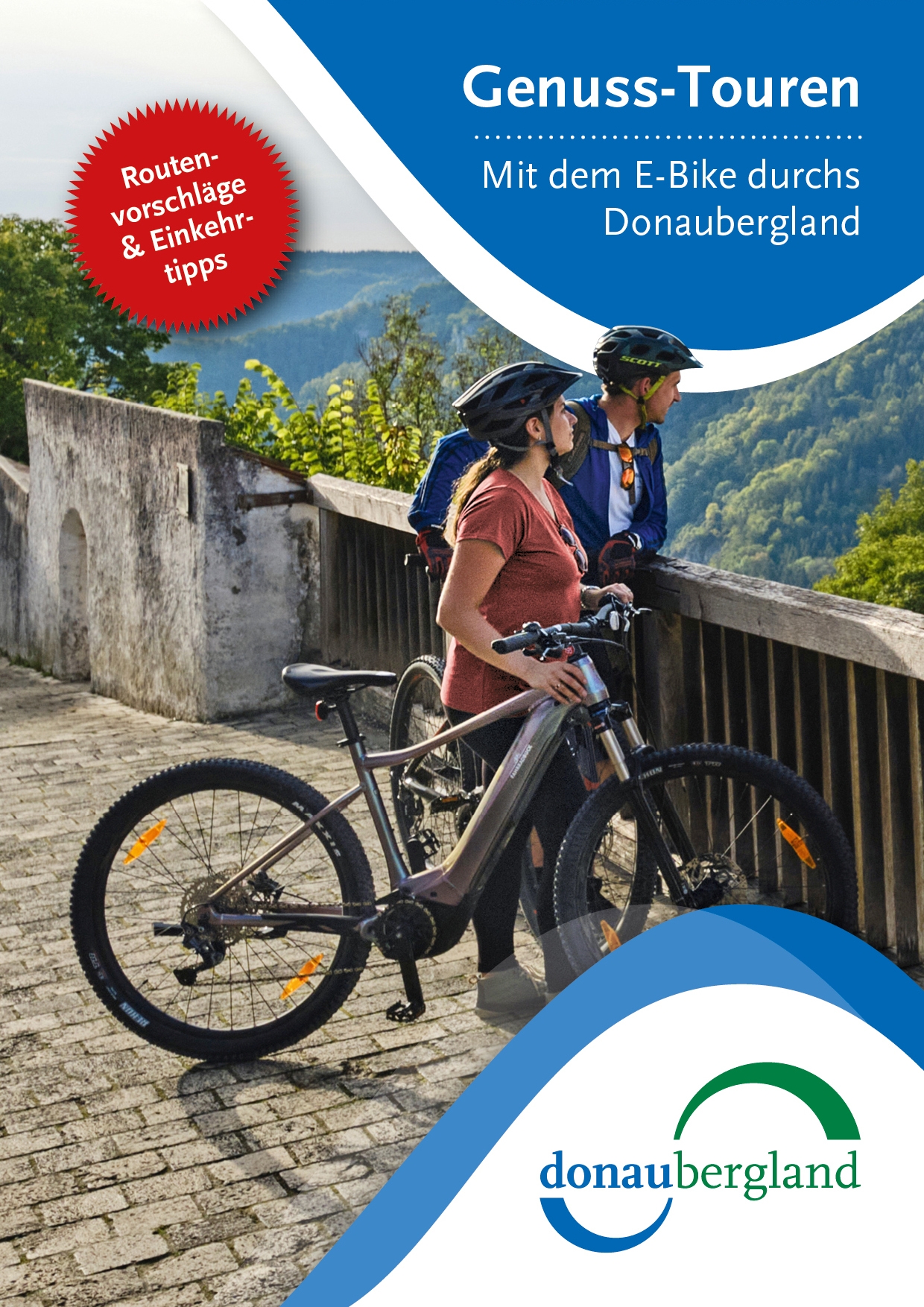 Cover-Bild zu den Genuss-Touren, mit dem E-Bike durchs Donaubergland.